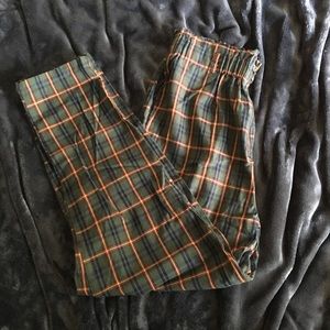 Green and Yellow plaid pants